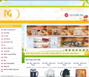 Thiết kế website quatangphucgiaminh.com