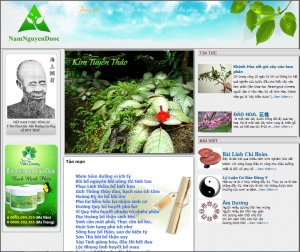 Thiết kế website namduoctanban.com